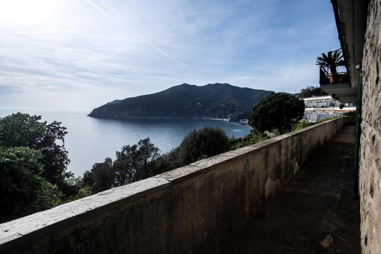 080 - La Villa Storica Il Vigneto 45B, Terrazza Sul Mare - Parcheggio Privato Gratis Монелья Экстерьер фото