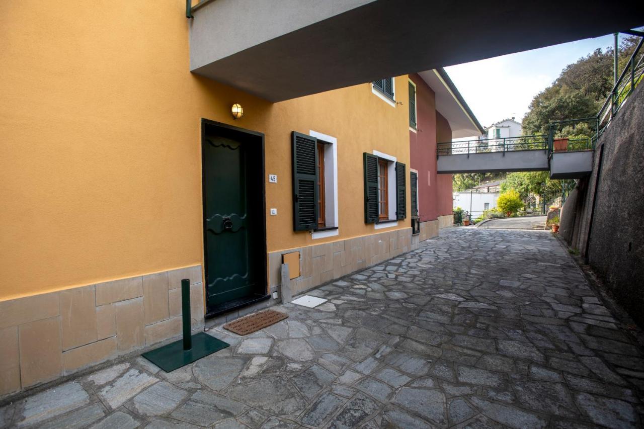 080 - La Villa Storica Il Vigneto 45B, Terrazza Sul Mare - Parcheggio Privato Gratis Монелья Экстерьер фото