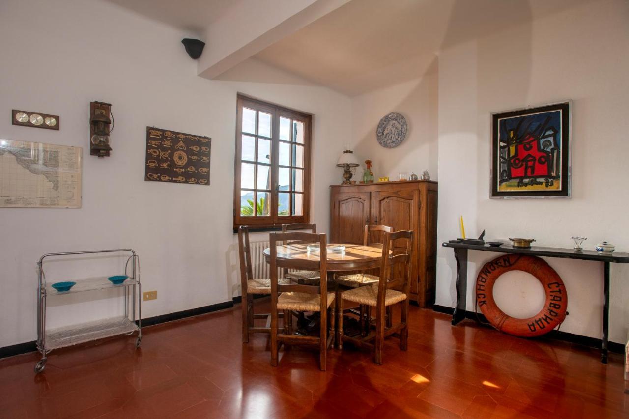 080 - La Villa Storica Il Vigneto 45B, Terrazza Sul Mare - Parcheggio Privato Gratis Монелья Экстерьер фото