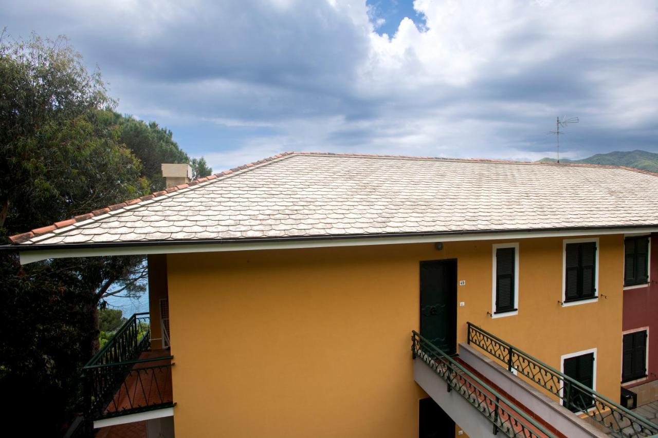 080 - La Villa Storica Il Vigneto 45B, Terrazza Sul Mare - Parcheggio Privato Gratis Монелья Экстерьер фото